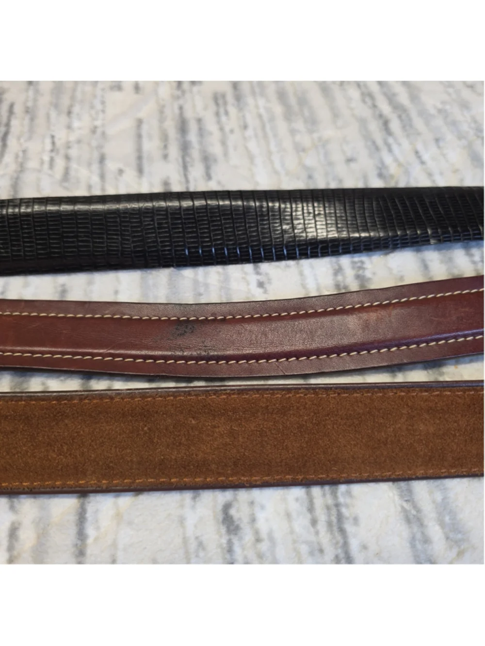 Cole Haan Bundles Leather Mens Size 90/36 Metal Buckle Classic Business
